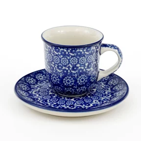 Filiżanka i spodek espresso B10 0,06l <br> 2615X Kobaltowa koronka